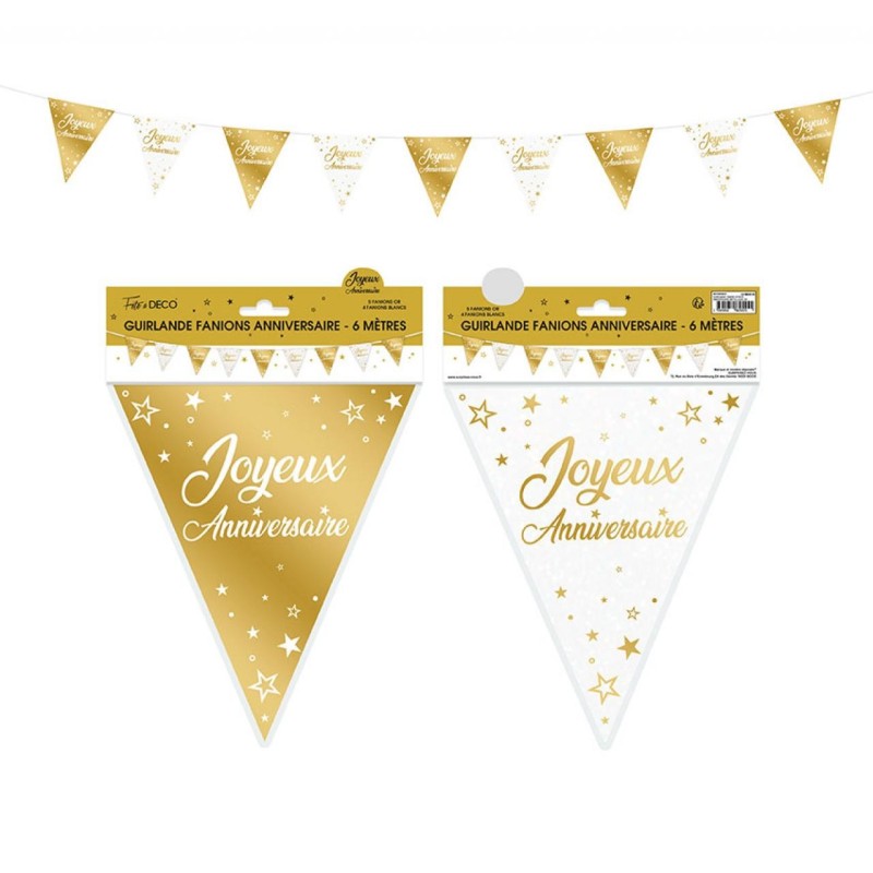 Ghirlanda 6metri "Joyeux Anniversaire" Ghirlanda 6metri "Joyeux Anniversaire"