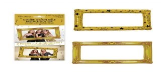 Cornice Gonfiabile Metallico oro