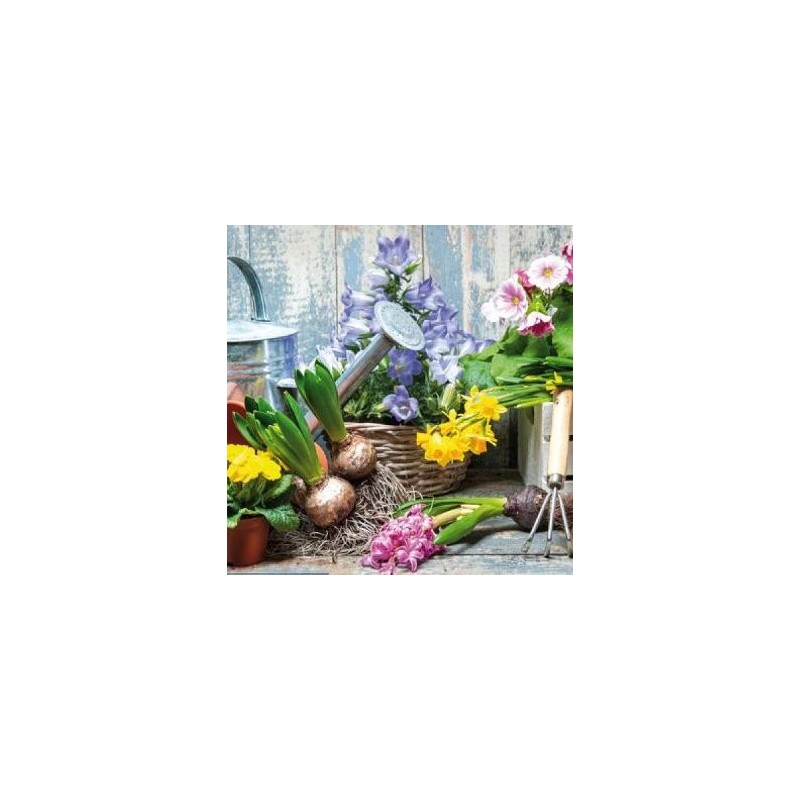 20 Serviettes papier 33x33xcm fleurs de printemps