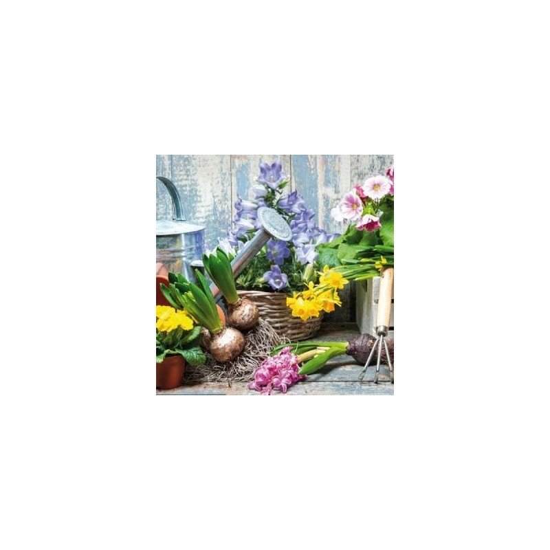 20 tovaglioli di carta 33x33xcm Fiori primaverili