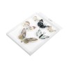 6 Papillons textile sur pince 5/8/12cm 6 Papillons textile sur pince 5/8/12cm