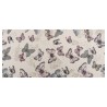 Chemin de table lin papillons, 28cm x 5m  Chemin de table lin papillons, 28cm x 5m