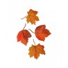Sacchetto da 12 fogli in tessuto autunnale 11x8 cm Sacchetto da 12 fogli in tessuto autunnale 11x8 cm