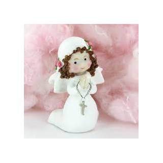 1 Communiante en résine, 7.5 x 7 x 11 cm