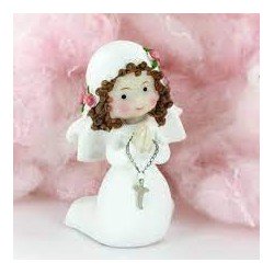 1 Communiante en résine, 7.5 x 7 x 11 cm