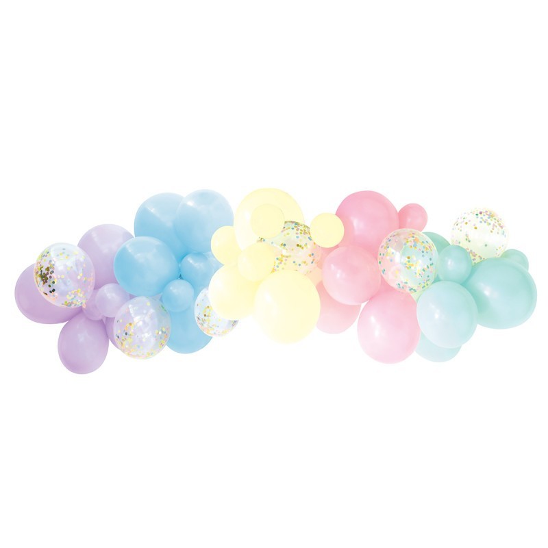 Kit arche de 50 ballons couleur pastel Kit arche de 50 ballons couleur pastel