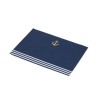 10 Tischsets Anker und Seemann, Marineblau, Papier, Weiß und Gold, 38 x 27 cm 10 Tischsets Anker und Seemann, Marineblau, Papier, Weiß und Gold, 38 x 27 cm