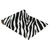 1 runner da tavolo in pelle scamosciata zebrata 28 cm x 3 m 1 runner da tavolo in pelle scamosciata zebrata 28 cm x 3 m
