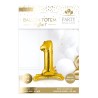 1 Ballon totem chiffre 1 1 Ballon totem chiffre 1