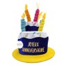 Chapeau anniversaire joyeux anniversaire Chapeau anniversaire joyeux anniversaire