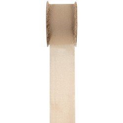 1 Rouleau de Ruban crêpe 5m x 4cm, naturel