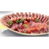 25 Piattini in foglie di palma 29,5 x 19,5 prof. 2,5 cm