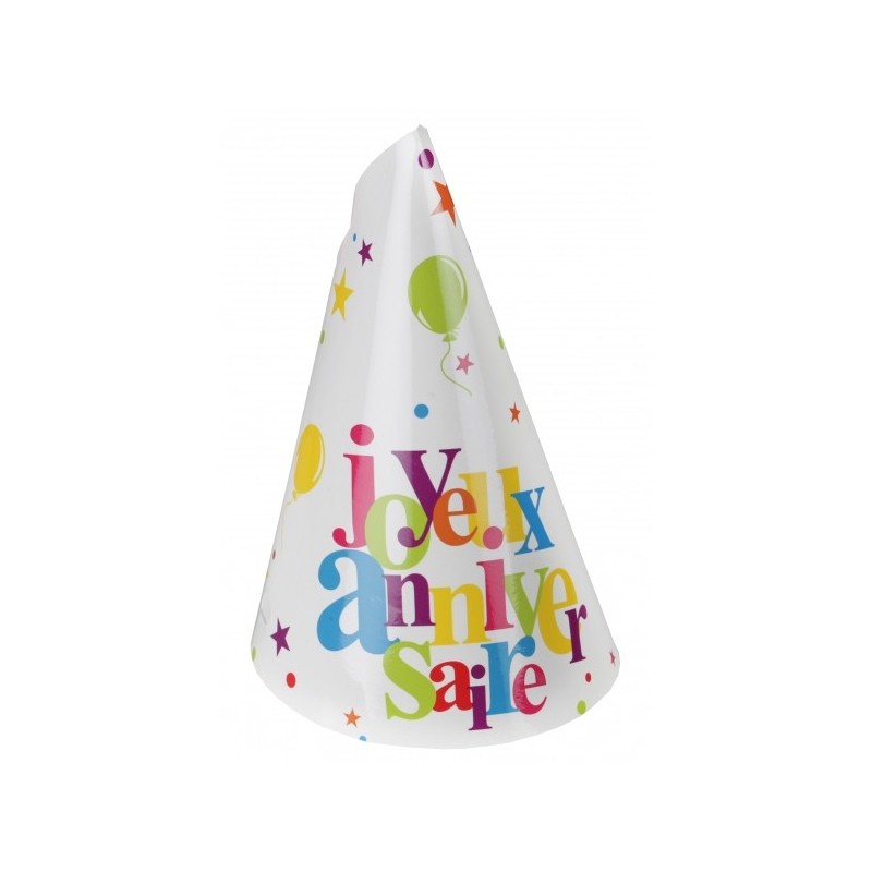 Runner da tavola festivo "Joyeux Anniversaire" 30 cm x 5 m Runner da tavola festivo "Joyeux Anniversaire" 30 cm x 5 m
