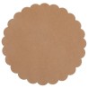 6 tovagliette smerlate, kraft, Ø 34 cm 6 tovagliette smerlate, kraft, Ø 34 cm