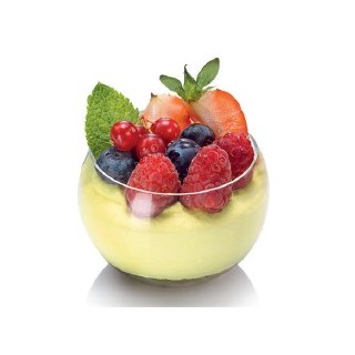 1 bicchiere sfera grande, cristallo, D76 - H62 mm, 230 ml