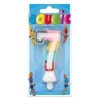 Bougie blister chiffre  7