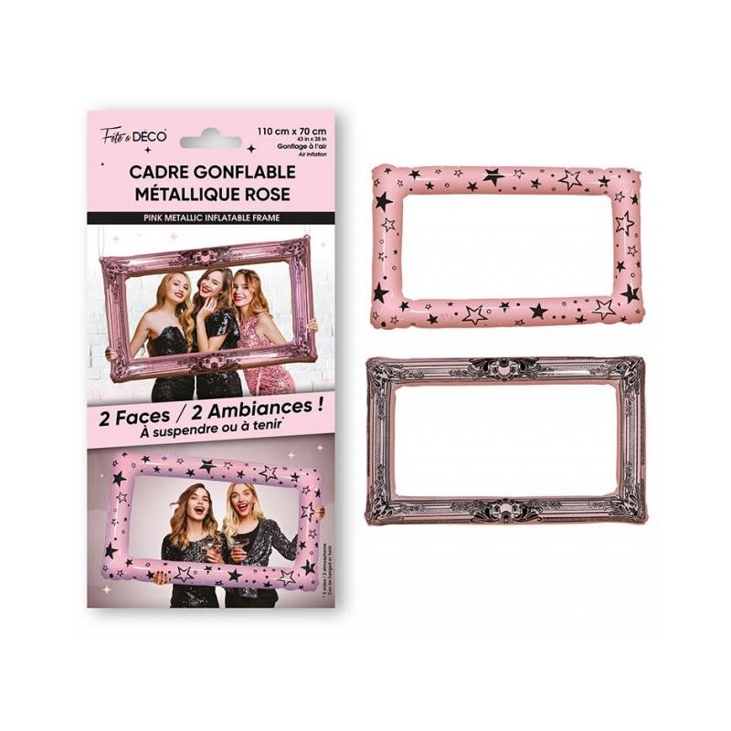 Cornice Gonfiabile Metallico rosa