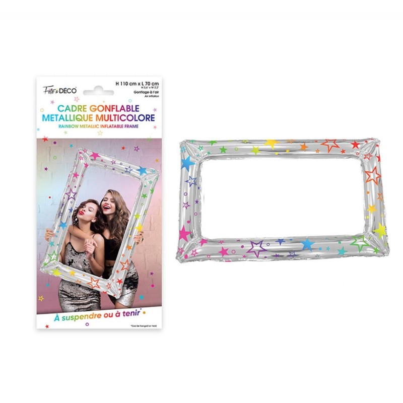 Cadre gonflable métallique multicolore Cadre gonflable métallique multicolore