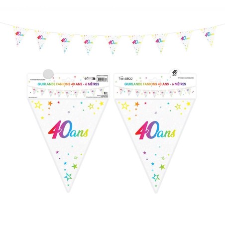 Ghirlanda 6metri "40ans"