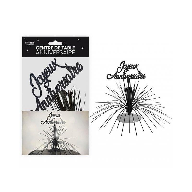 Alles Gute zum Geburtstag Herzstück, Schwarz