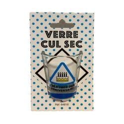 1 Verre cul sec "Très très bon anniversaire!"