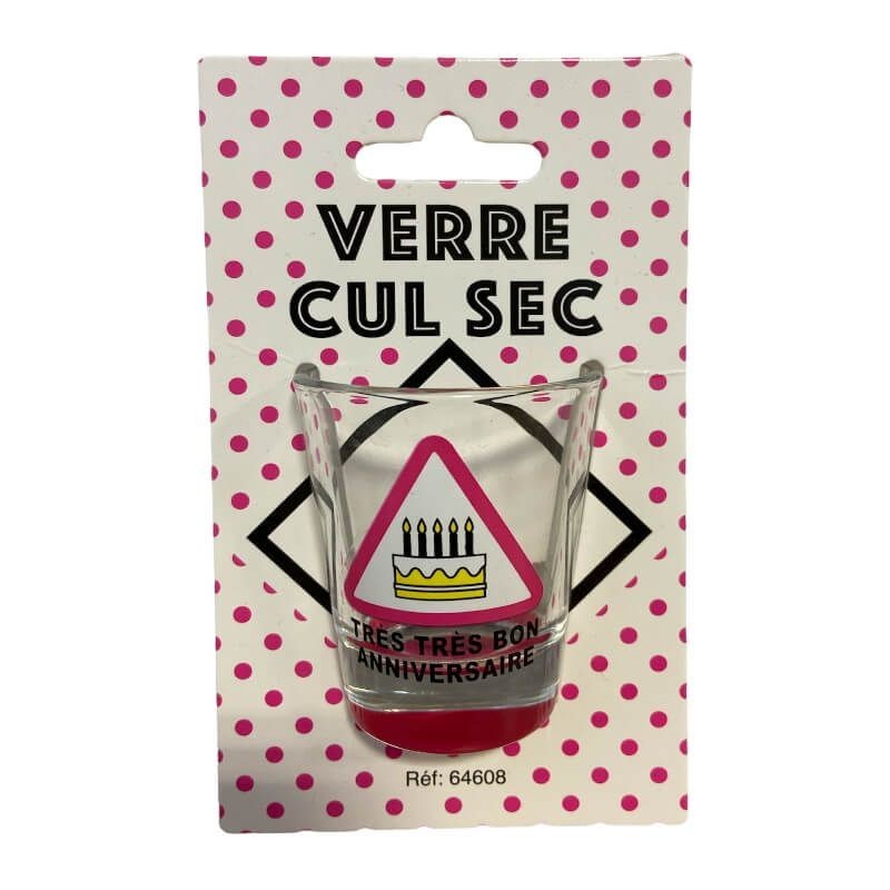 1 Verre cul sec "Très très bon anniversaire!" 1 Verre cul sec "Très très bon anniversaire!"