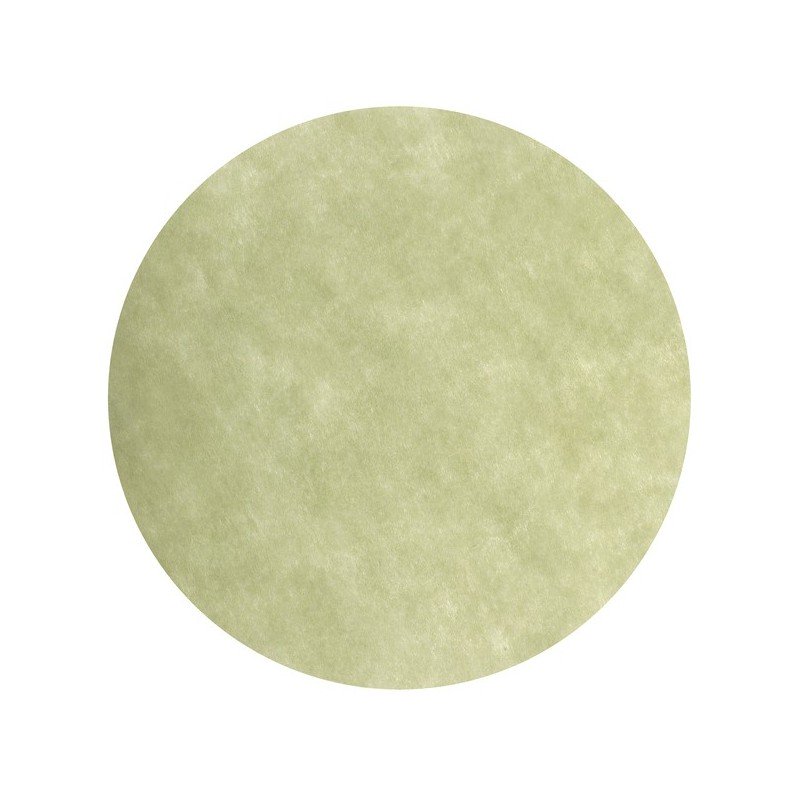 50 einfarbige Tischsets, Ø 34 cm, Salbeifarbe