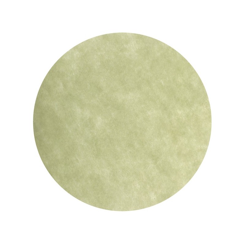 50 tovagliette a tinta unita, Ø 34 cm, colore salvia