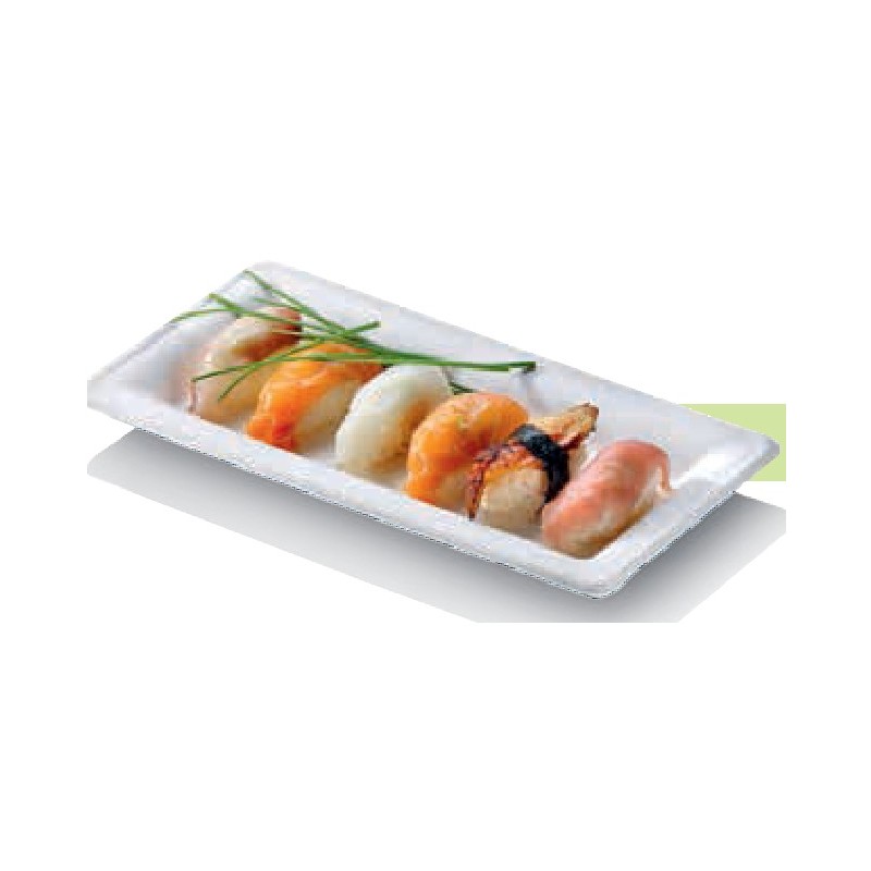 Barquette Karo rectangles, canne à sucre, 26 x 13 prof. 1,5 cm