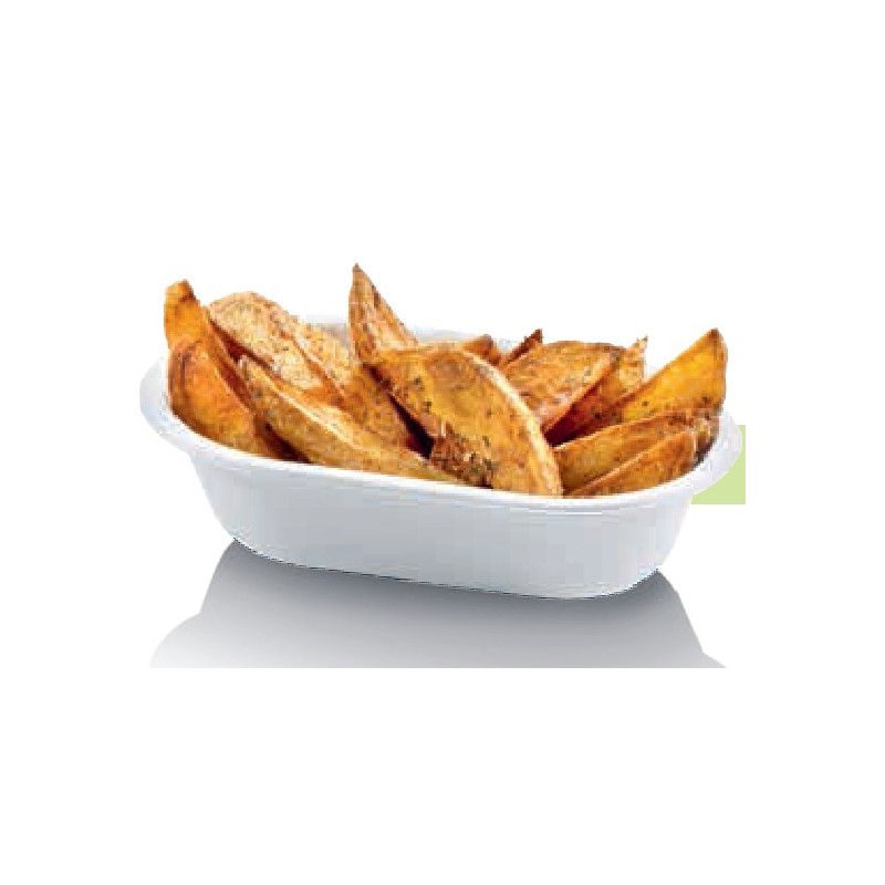 50 Barquettes à frites, canne à sucre – 18 x 11 prof. 4.3 cm, 320 ml