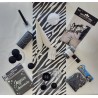 1 Tischläufer aus Zebra-Wildleder, 28 cm x 3 m 1 Tischläufer aus Zebra-Wildleder, 28 cm x 3 m