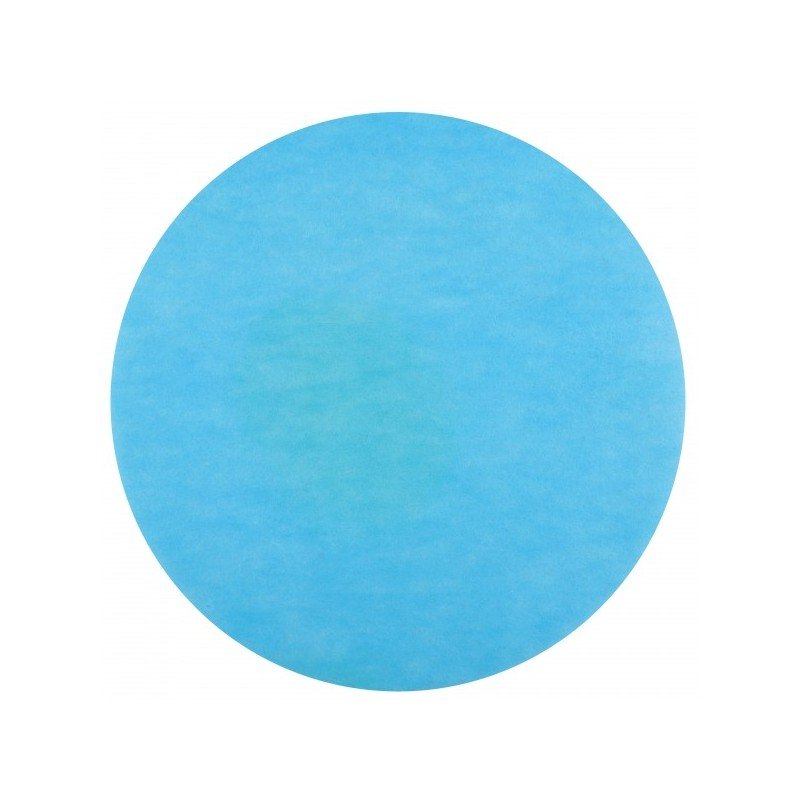 50 einfarbige Tischsets, Ø 34 cm, Türkis