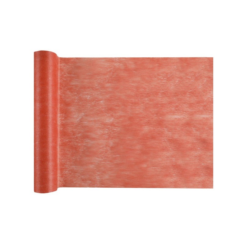 Chemin de table intissé, uni, 0.30 x 10 m, Terracotta Chemin de table intissé, uni, 0.30 x 10 m, Terracotta
