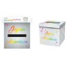 Urne en carton métalisé "Joyeux Anniversaire" multicolore Urne en carton métalisé "Joyeux Anniversaire" multicolore