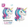 1 Ballon métallique licorne 1 Ballon métallique licorne