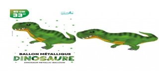 1 palloncino metallico Dinosauro 85 cm