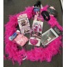 Kit Photo Booth de table festif, fuchsia, 8pces Kit Photo Booth de table festif, fuchsia, 8pces