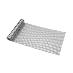Runner da tavolo effetto palla sfaccettata argento 28 cm x 3 m