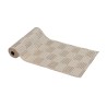 CHEMIN DE TABLE VELOURS PLISSE ECRU DORE 28CM X 3M CHEMIN DE TABLE VELOURS PLISSE ECRU DORE 28CM X 3M