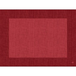 10 Tischsets, glatt Linnea, 30 x 40 cm, Bordeaux
