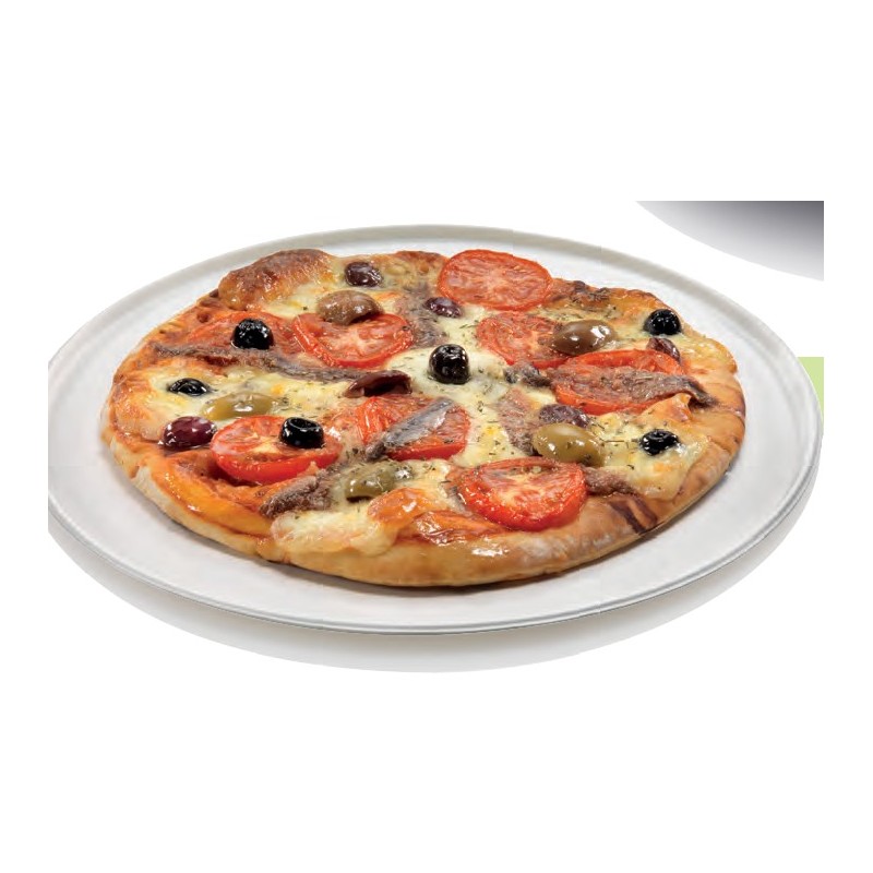 50 Assiettes à pizza, canne à sucre, diam. 32 cm