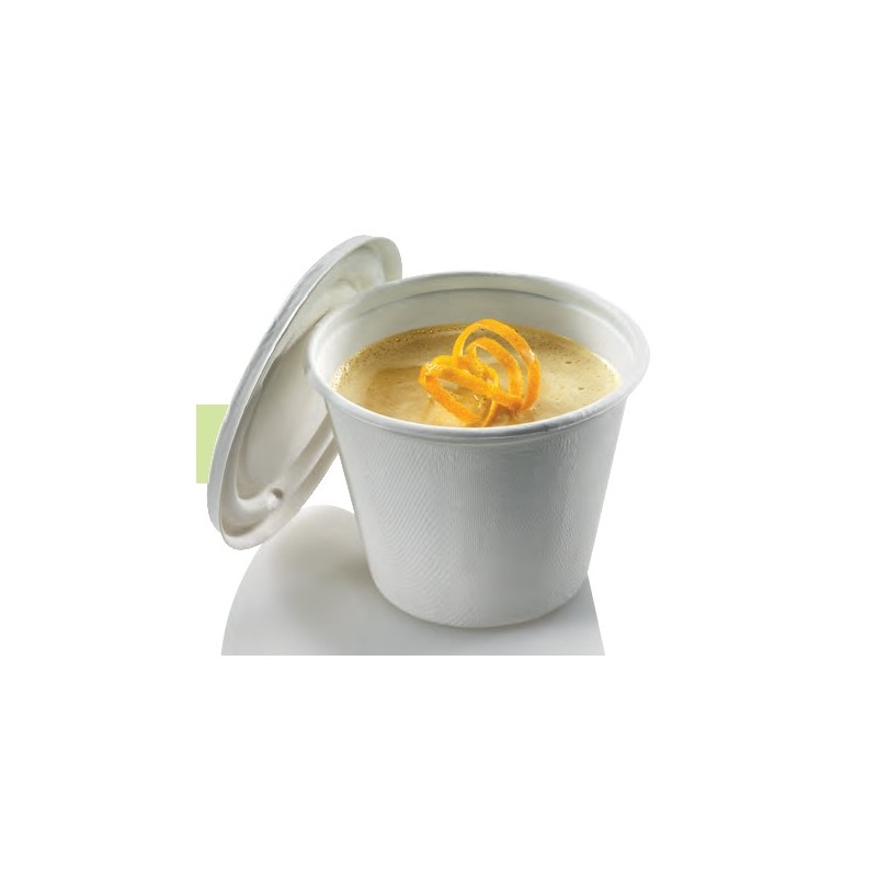 50 Gobelets à soupe, canne à sucre, 425 ml, prof. 8,5 cm 50 Gobelets à soupe, canne à sucre, 425 ml, prof. 8,5 cm