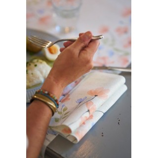 Serviette Bio Dunisoft 40 x 40 cm Bunny Bloom