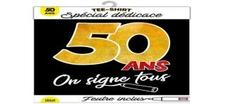 T-Shirt "Firmiamo tutti " On signe 50ans"