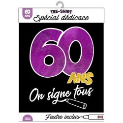 T-Shirt "Firmiamo tutti " On signe 60ans"