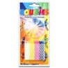 24 Kerzen, Farben Sortiert, weiss, gelb, pink, blau 24 Kerzen, Farben Sortiert, weiss, gelb, pink, blau