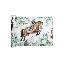 Chemin de table hippique 30cm x 5m