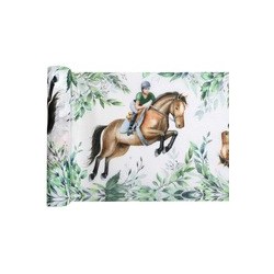 Runner da tavolo a forma di cavallo 30 cm x 5 m