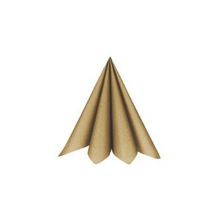 25 Servietten, 40x40cm, Gold