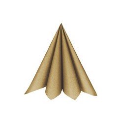 25 tovaglioli, 40x40 cm, oro